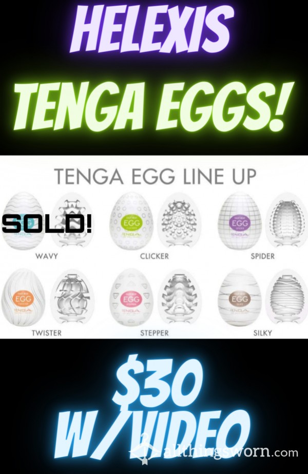Tenga Eggs! 🥚😍