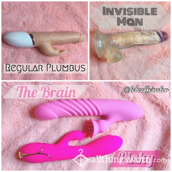 More Toys! Invisible Man, Regular Plumbus, Pinky & The Brain! $40 Ea W Vid Included 🍆