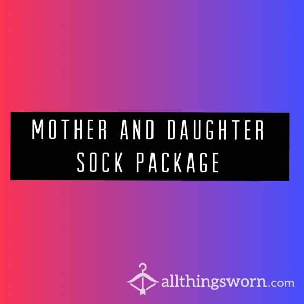 Mother And Daughter Sock Package