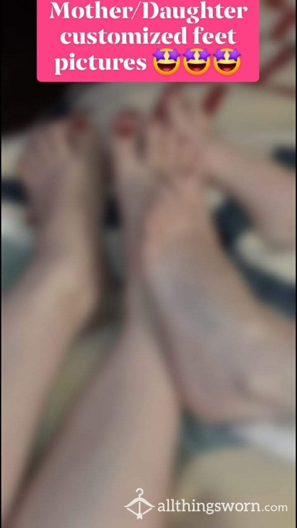 Mother/Daughter Feet Pictures - Pedicures!