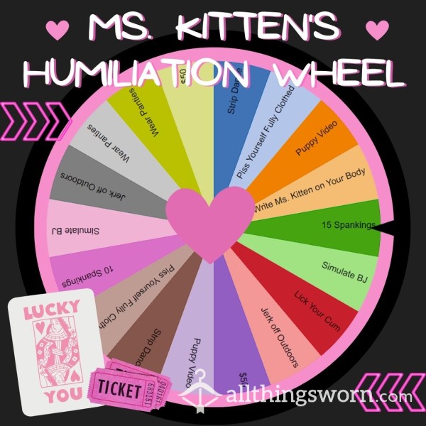 Ms. Kitten's Humiliation Wheel