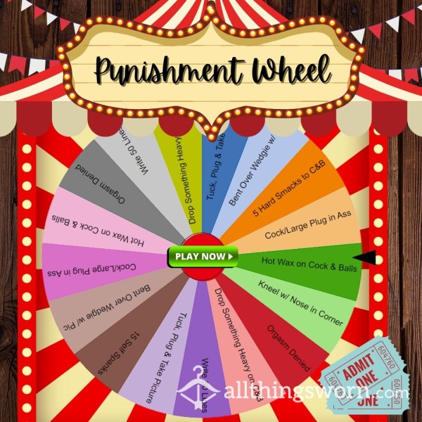 Ms. Kitten's Punishment Wheel