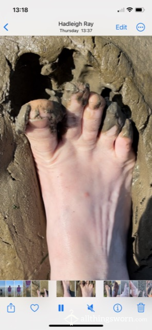 Muddy Toes 🦶🏻🤩