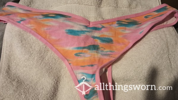 Multicolor Spring Color Thong