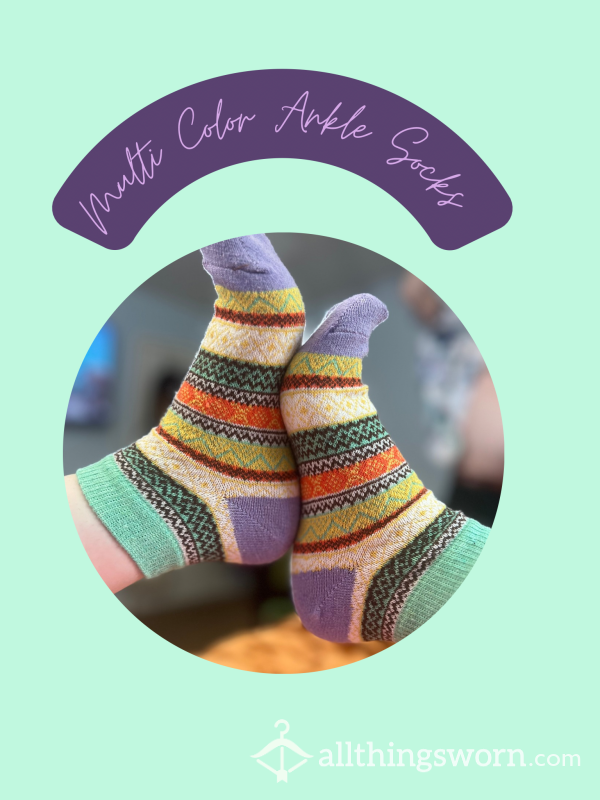 Multicolored Ankle Socks