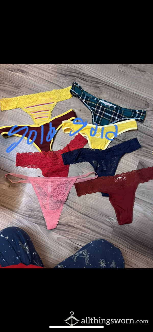 Multiple Thongs Available