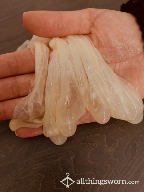 Mummies Freshly Spunk Filled Condoms