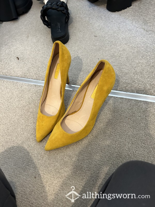Mustard Yellow Heels