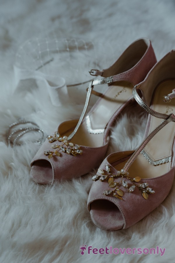 My Bridal Shoes... One And Only. Luxury Leather Wedding Or Ball Shoes