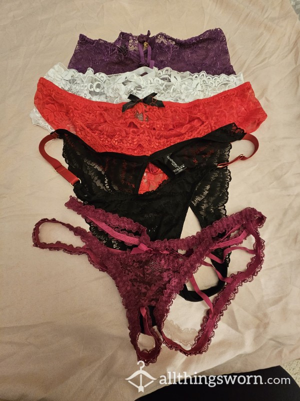 MY COLLECTION OF CROTCHLESS PANTIES
