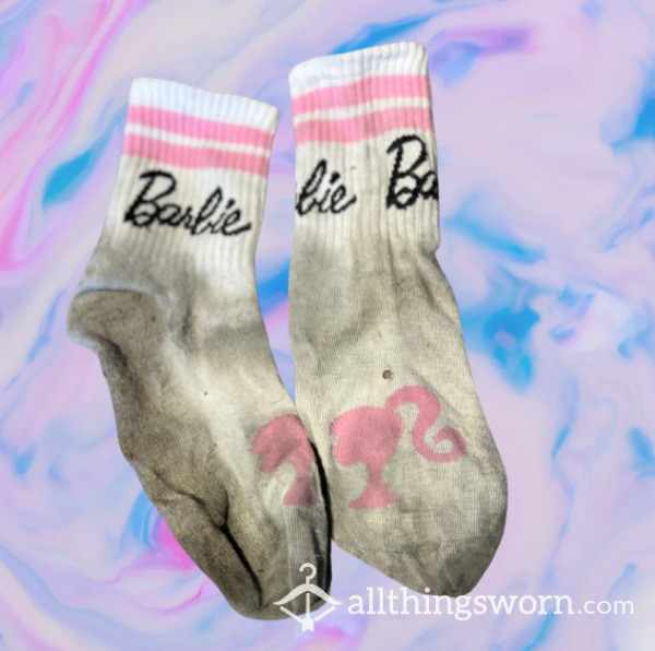 My Dirty Barbie Cotton Crew Socks! No Shower For 4 Days!