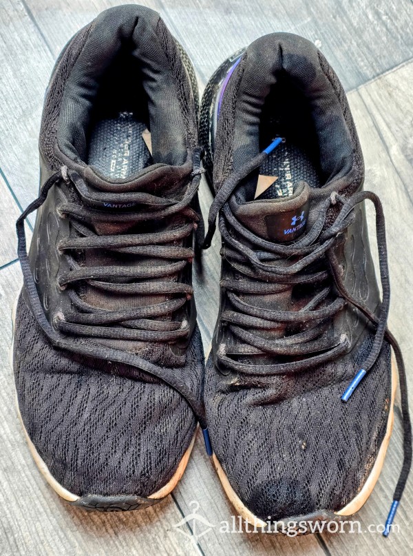 My Extremely Well Worn Ruined Under Armour Gym Shoes For You Foot Fetish Lovers...
