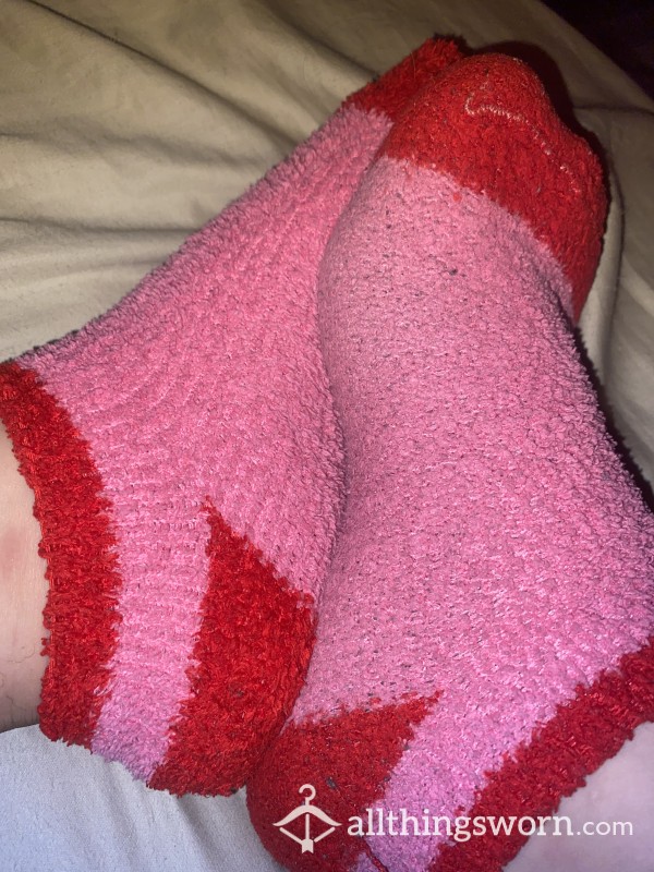 My Favorite Fuzzy Pink Socks