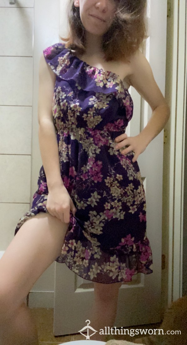 Purple Floral Dress (Reduced Price)