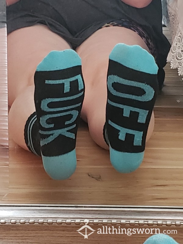 My Favorite Socks 🖕FUCK OFF🖕
