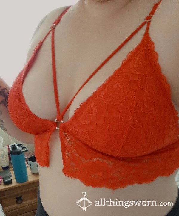 My Favourite Red Lace Bra