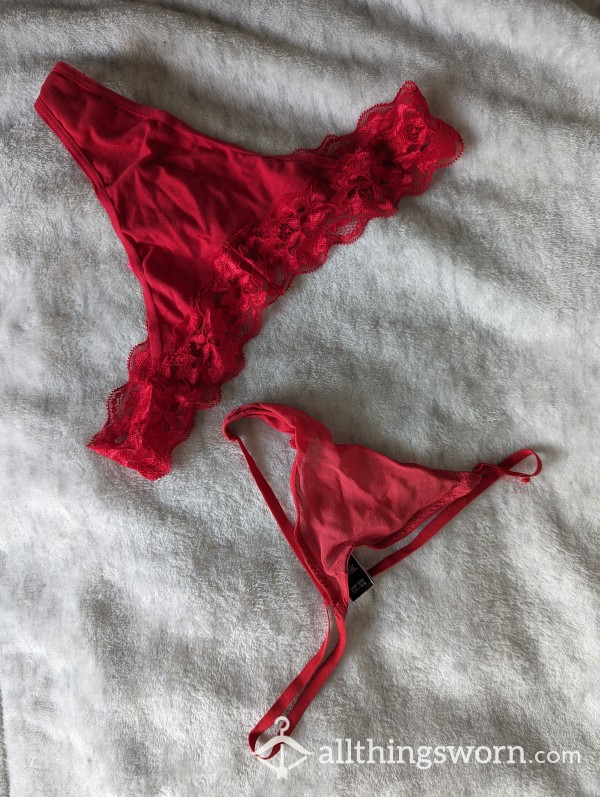 My Favourite Red Thongs 😋 *free Shipping In Canada ❤️
