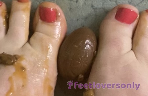 My Feet Make The Cadbury Egg POP And Cream. . .