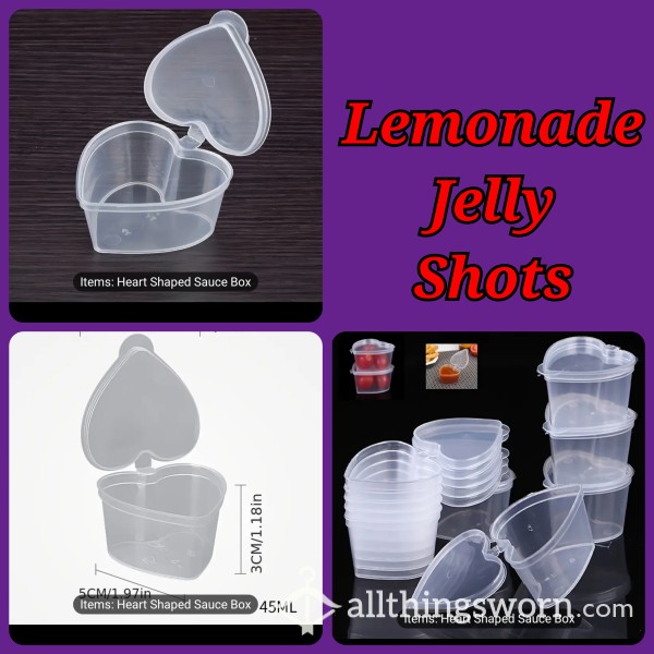 My Lemonade Jelly Shots 🍋 🥵💦
