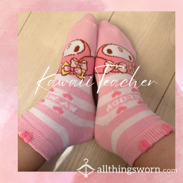 💞SOLD💞My Melody Pink Cotton Socks