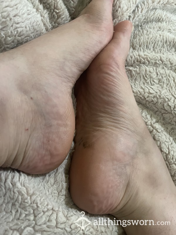 My Nasty Feet After Work