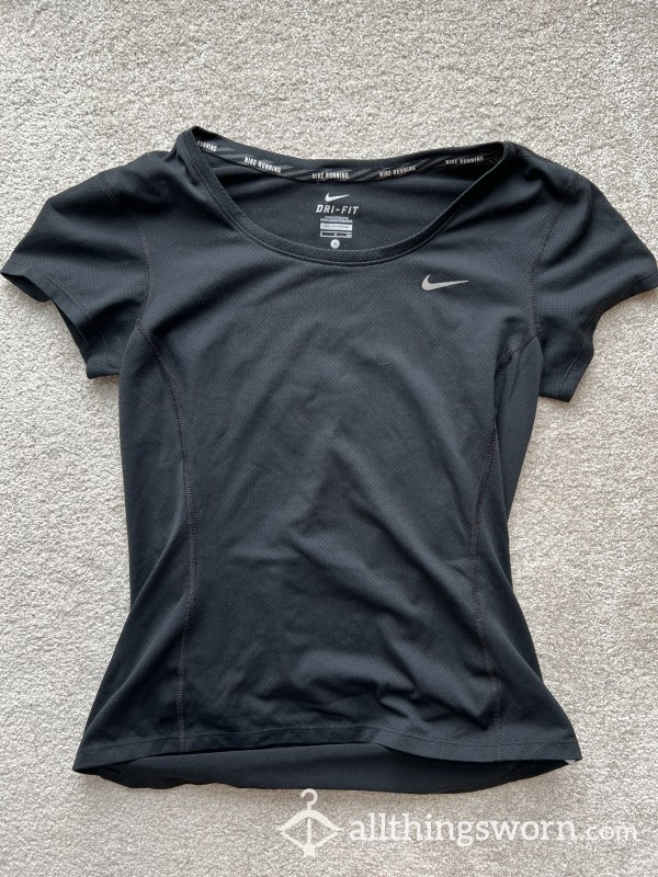 My Nike Black Sports Sweat Tshirt☺️ #sweatwithanya
