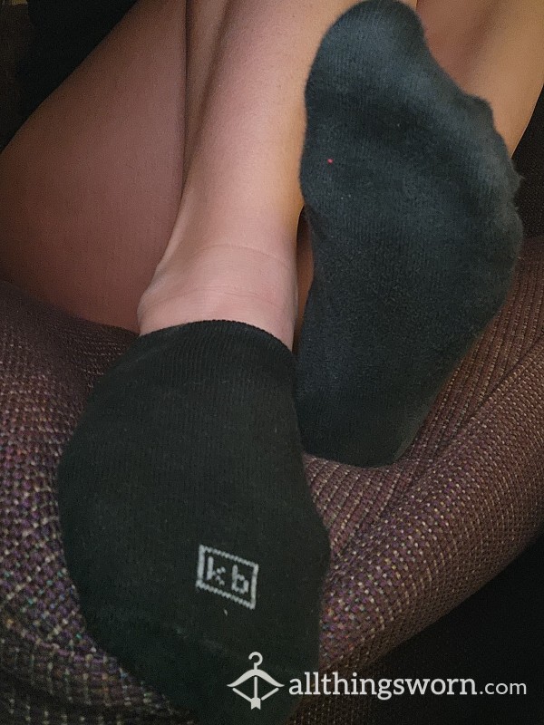 My Old Kb Black Ankle Socks With 4 Days Wear And Ships Free ✈️