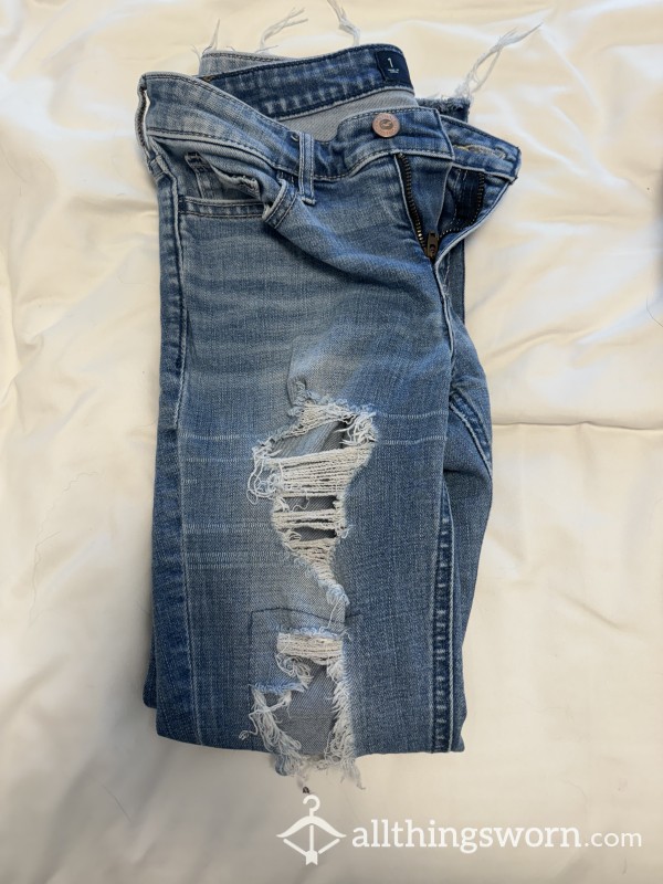 My Oldest Ripped Hollister Jean Pants (1)