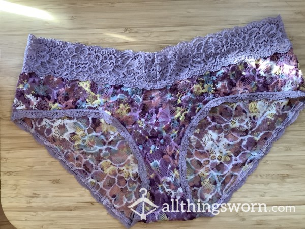 My Pretty Lacy Panties Available For You! Worn For 24 Hours!