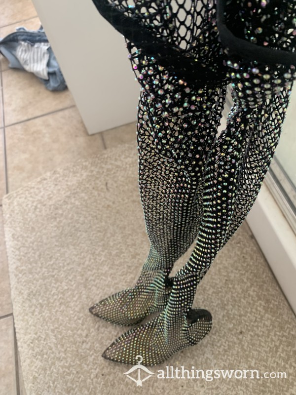 My Rave Heels Fish Net One Of A Kind