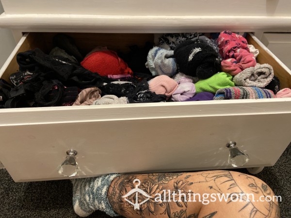 My Underwear Draw….take Your Pick! Pants,thongs,bras,socks….what’s Your Preference