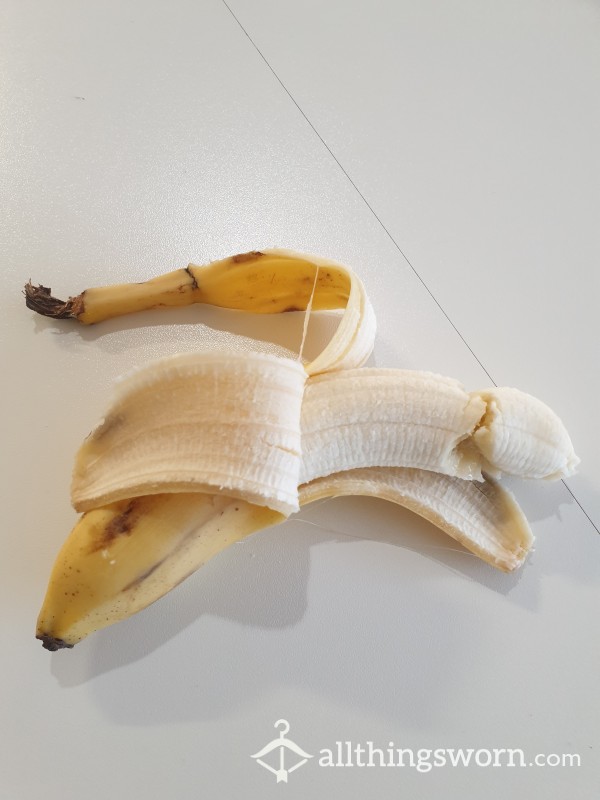🍌My Used Bitten Banana, Cum Eat It
