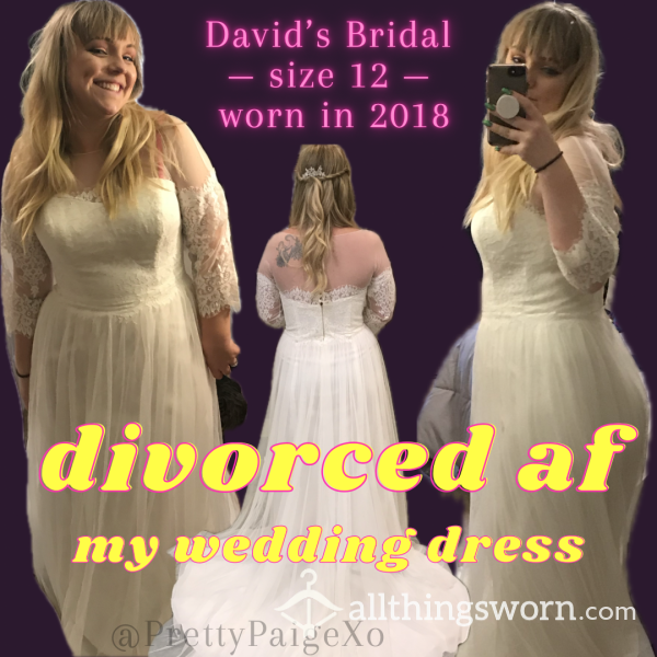 My Wedding Dress!!! 👰🏼‍♀️ Divorced A Narcissist Take It Off My Hands!!!