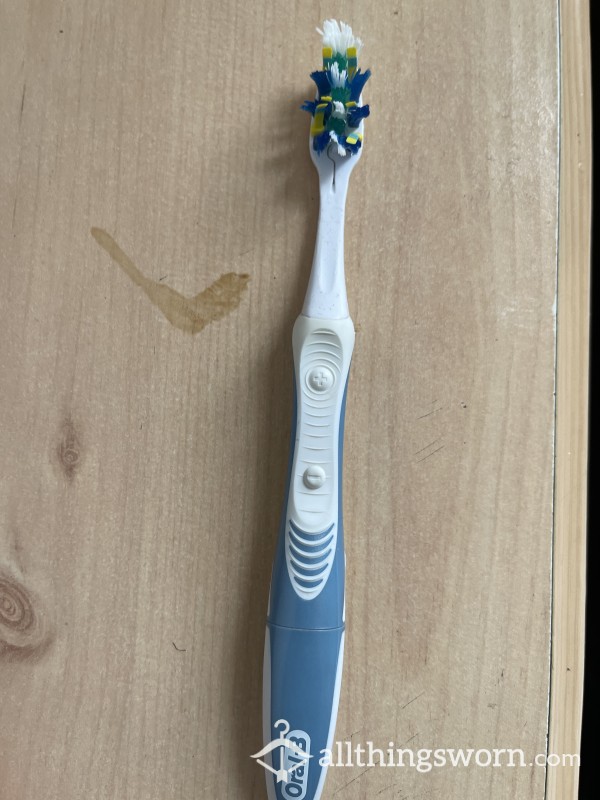 My Well Worn 3months Oral B Toothbrush