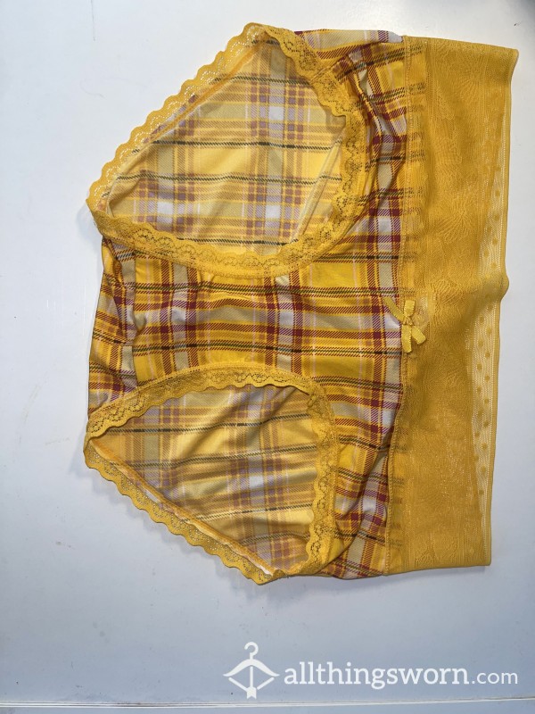 My Yellow Plaid Panties
