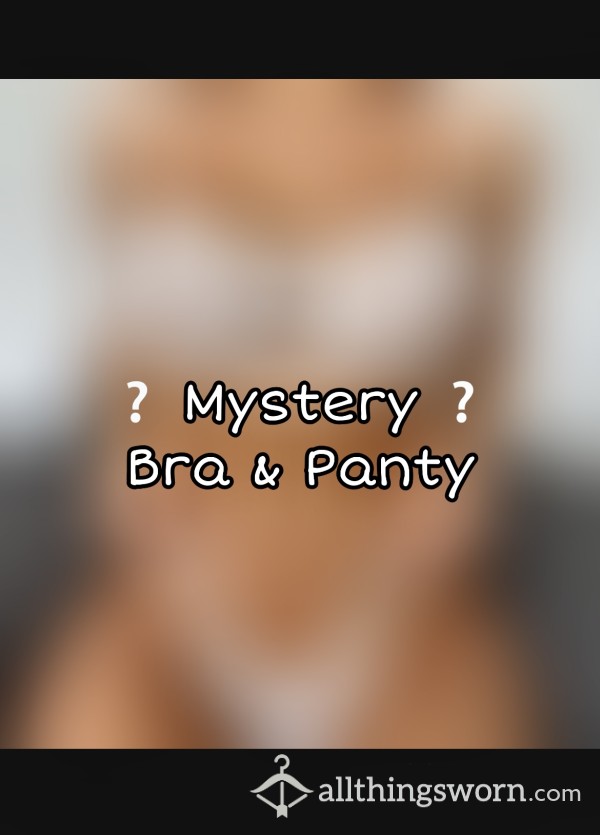 Mystery Bra & Panty ~ Let Us Decide For You!