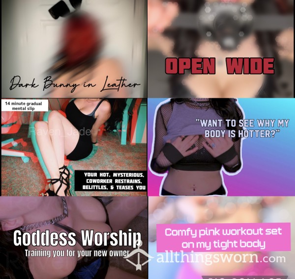 Mystery Content -Picture Sets & Premade Videos