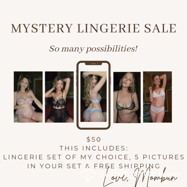 Mystery Lingerie Sale