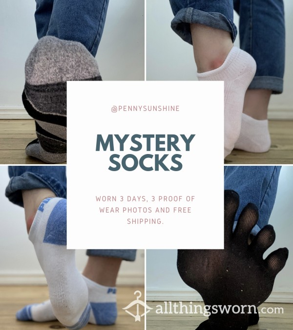 Mystery Pair Of Socks 👣 [worn 3 Days]
