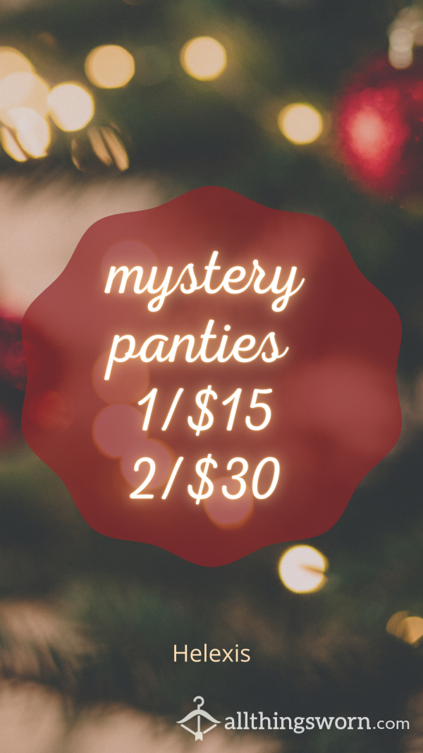 Mystery Panties: Let Me Choose For You!