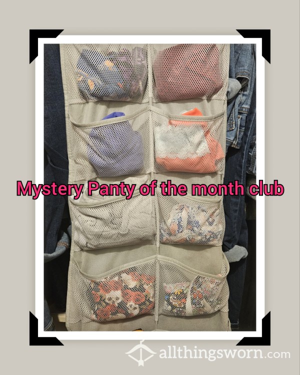 Mystery Panty Club- 3 Months = 3 Pairs Of Panties (or 3 At Once, You Choose)
