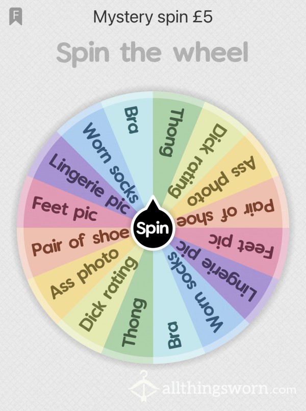 Mystery Spin Wheel!