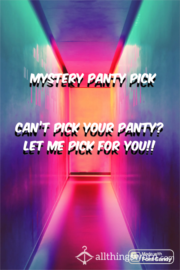 Mystery Undie Pick! - Can’t Decide?! Let Me Pick For You!