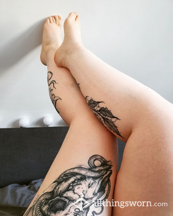 Naked Tattooed Legs And Feet 😳