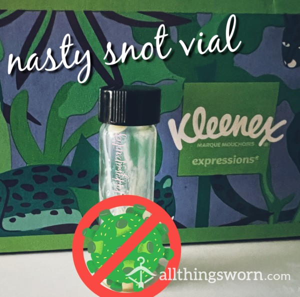 Nasty Snot Vial - Includes U.S. Shipping