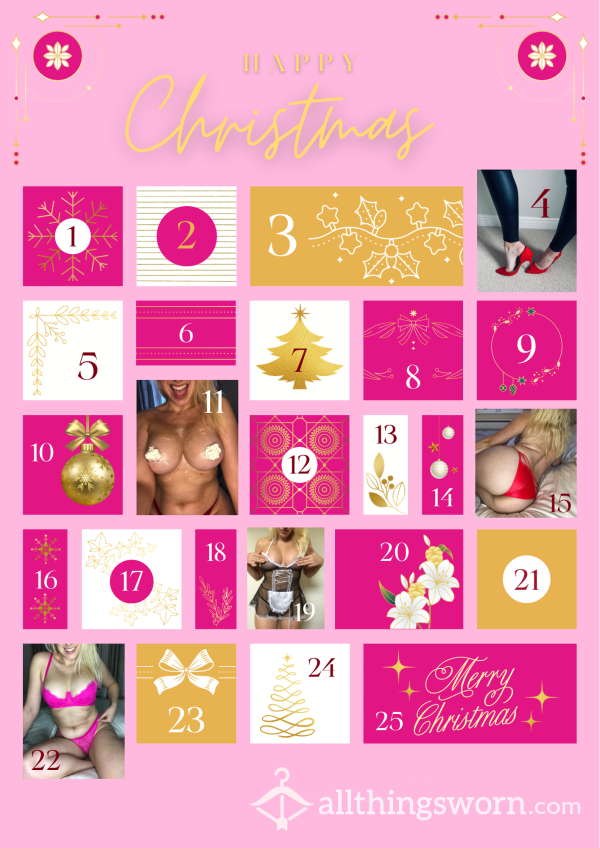 Naughty Festive Advent Calendar 😈 🎁 🩷🎄✨