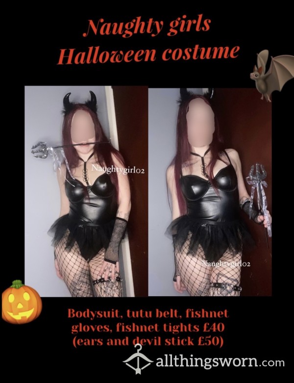 Naughty Girls Halloween Costume😈| Sexy Lingerie🖤