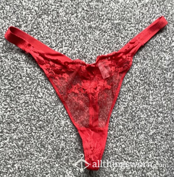 😈Naughty Little Red Brazilian Thong 😈