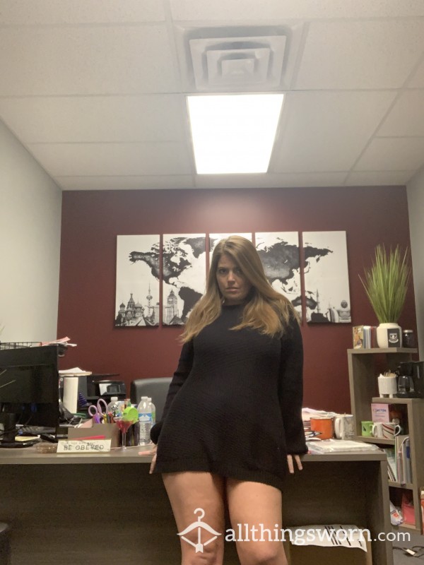 Naughty MILF Strips Down In Her Office!!