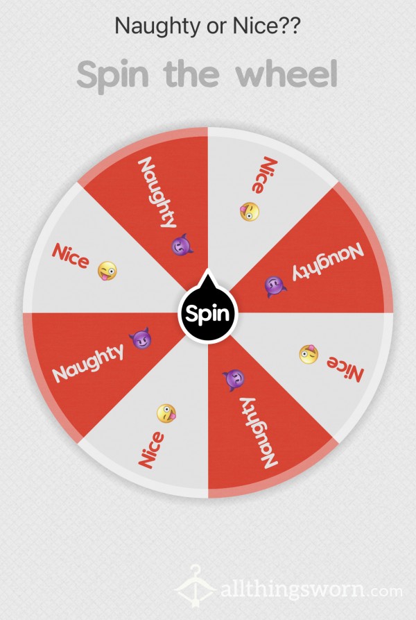 Naughty Or Nice Spin The Wheel 🎡